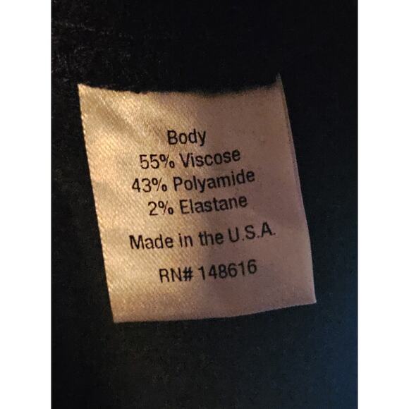 Buchanan Kane Black Dress Fit & Flare Textured Mid Dress Size 6 - Picture 8 of 9